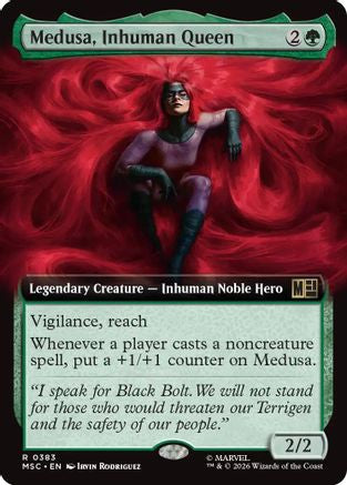 Medusa, Inhuman Queen (Extended Art) (MSC - Commander: Marvel Super Heroes)