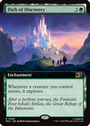 Path of Discovery (Extended Art) (MSC - Commander: Marvel Super Heroes)