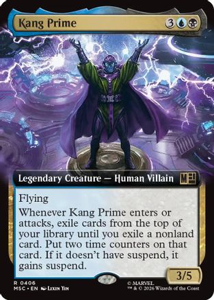 Kang Prime (Extended Art) (MSC - Commander: Marvel Super Heroes Foil)
