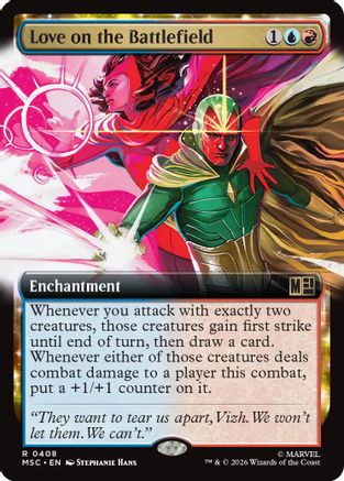 Love on the Battlefield (Extended Art) (MSC - Commander: Marvel Super Heroes)