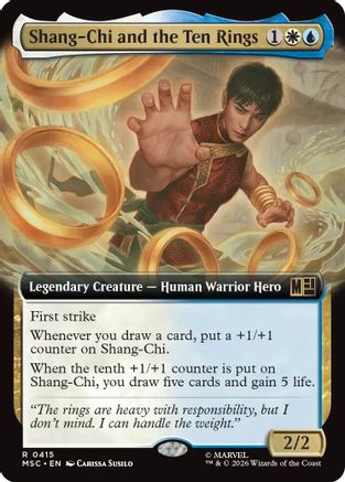 Shang-Chi and the Ten Rings (Extended Art) (MSC - Commander: Marvel Super Heroes)