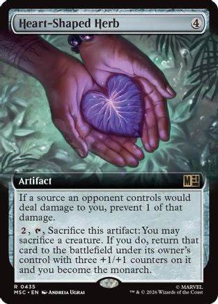 Heart-Shaped Herb (Extended Art) (MSC - Commander: Marvel Super Heroes)
