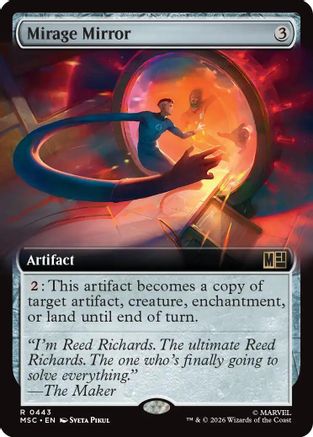 Mirage Mirror (Extended Art) (MSC - Commander: Marvel Super Heroes Foil)