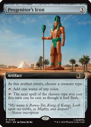 Progenitor's Icon (Extended Art) (MSC - Commander: Marvel Super Heroes)