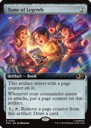 Tome of Legends (Extended Art) (MSC - Commander: Marvel Super Heroes Foil)