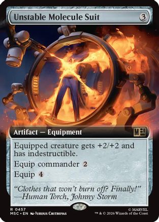 Unstable Molecule Suit (Extended Art) (MSC - Commander: Marvel Super Heroes)
