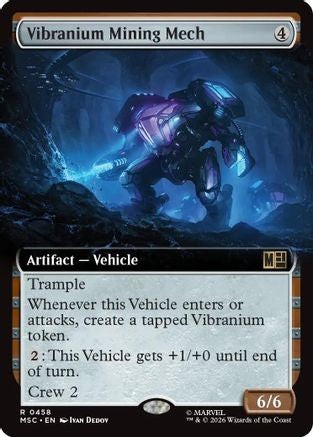 Vibranium Mining Mech (Extended Art) (MSC - Commander: Marvel Super Heroes)