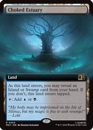 Choked Estuary (Extended Art) (MSC - Commander: Marvel Super Heroes Foil)