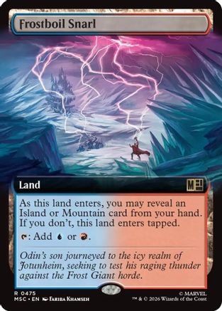Frostboil Snarl (Extended Art) (MSC - Commander: Marvel Super Heroes)
