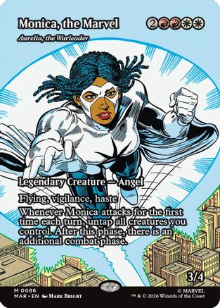 Monica, the Marvel - Aurelia, the Warleader (Borderless) (MAR - Marvel Universe Eternal-Legal)