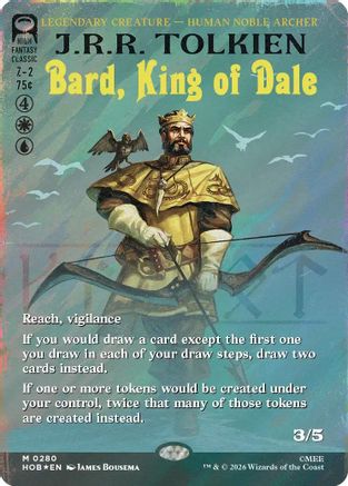 Bard, King of Dale (Borderless) (Surge Foil) (HOB - The Hobbit Foil)