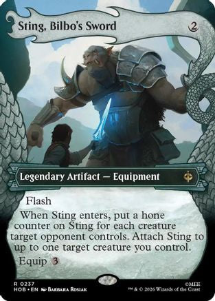 Sting, Bilbo's Sword (Showcase) (HOB - The Hobbit Foil)