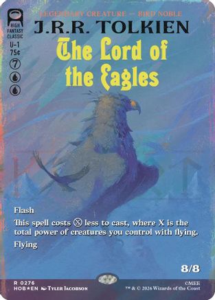 The Lord of the Eagles (Borderless) (Surge Foil) (HOB - The Hobbit Foil)