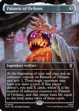 Palantir of Orthanc (Borderless) (HOC - The Hobbit: Eternal-Legal Foil)
