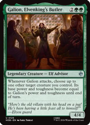 Galion, Elvenking's Butler (HOB - The Hobbit Foil)