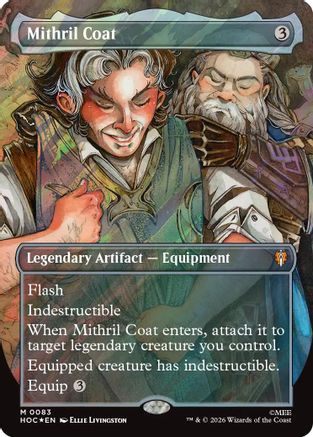 Mithril Coat (Borderless) (Surge Foil) (HOC - The Hobbit: Eternal-Legal Foil)
