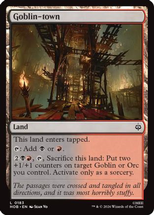 Goblin-town (HOB - The Hobbit Foil)