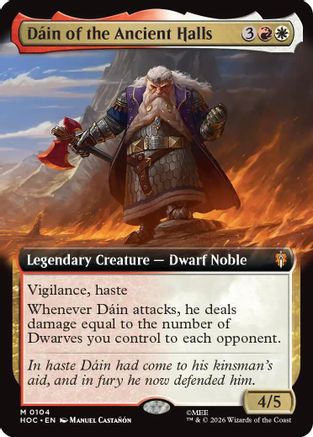 Dain of the Ancient Halls (Extended Art) (HOC - The Hobbit: Eternal-Legal Foil)