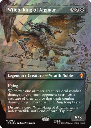 Witch-king of Angmar (Borderless) (Surge Foil) (HOC - The Hobbit: Eternal-Legal Foil)