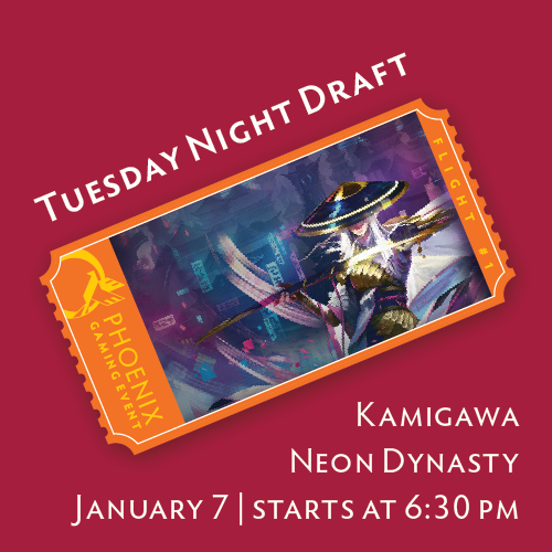 Tuesday Night Drafts - January ticket