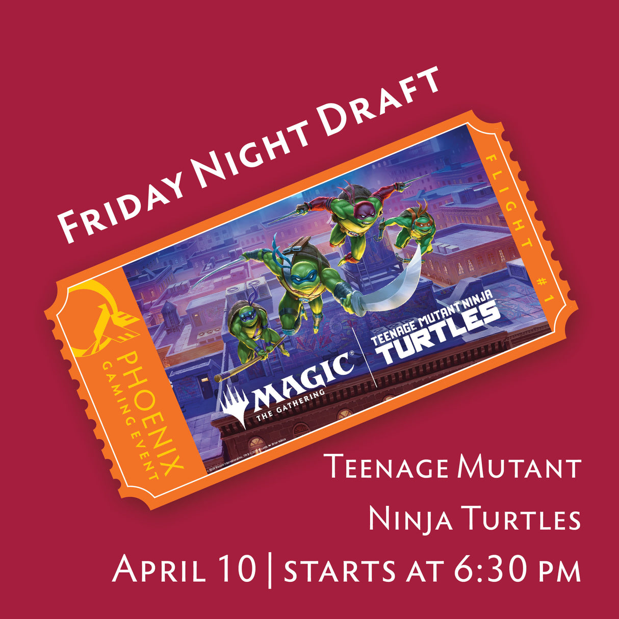 Friday Night Drafts - April 10 Ticket