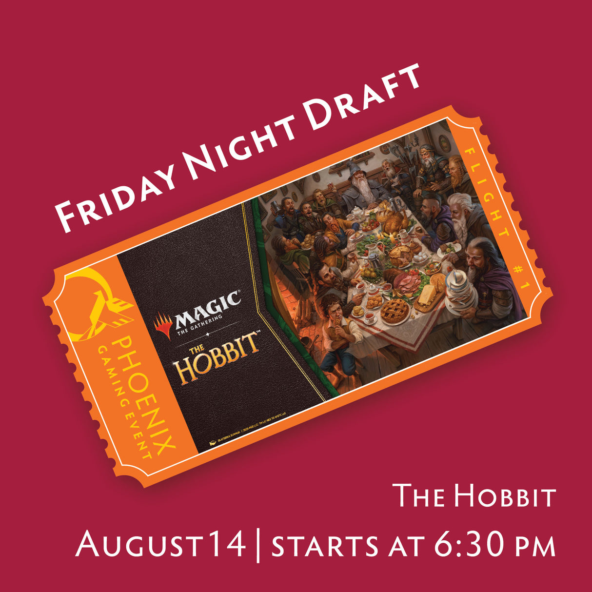 Friday Night Magic Draft - The Hobbit | August 14 ticket
