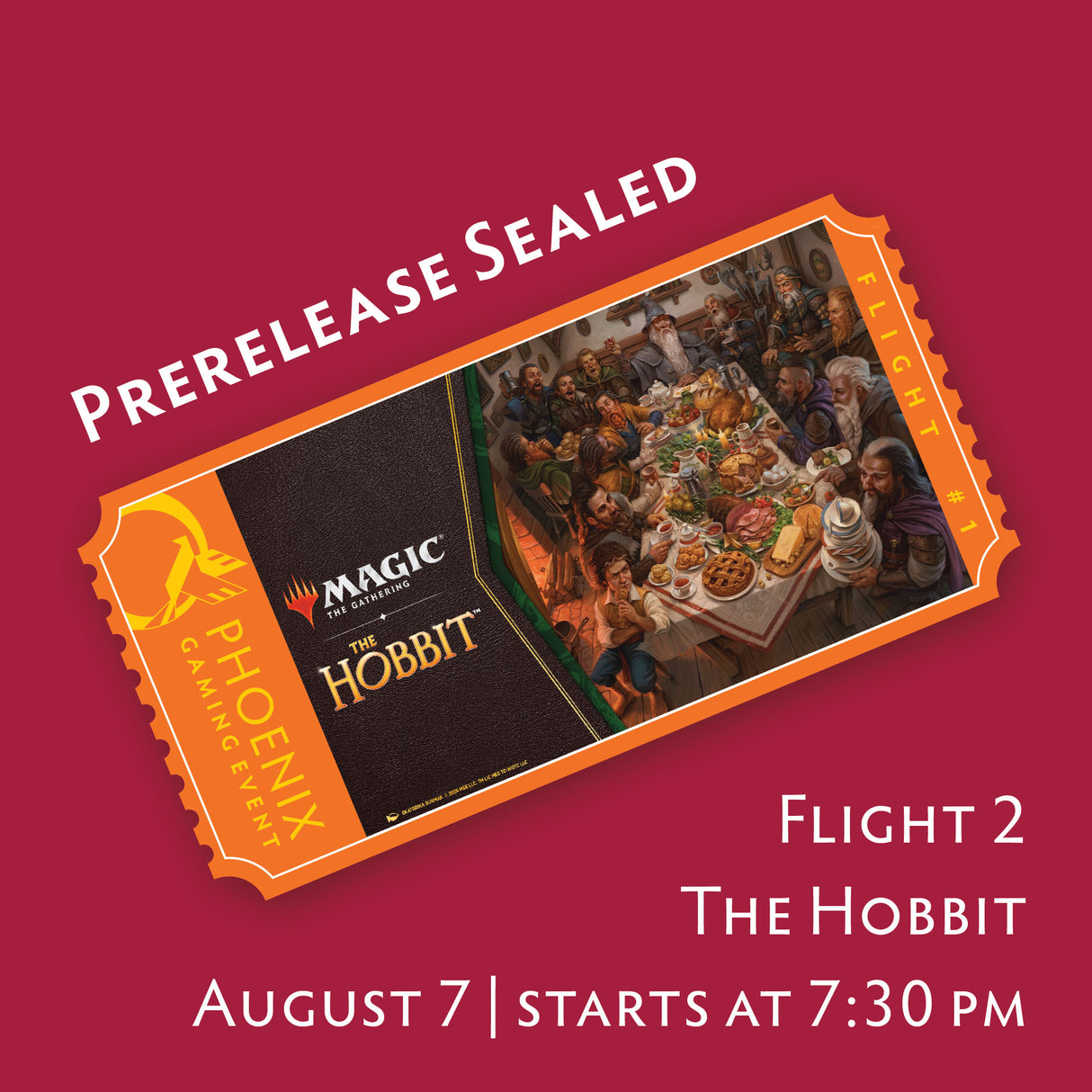 Magic the Gathering: The Hobbit Prerelease Flight 2