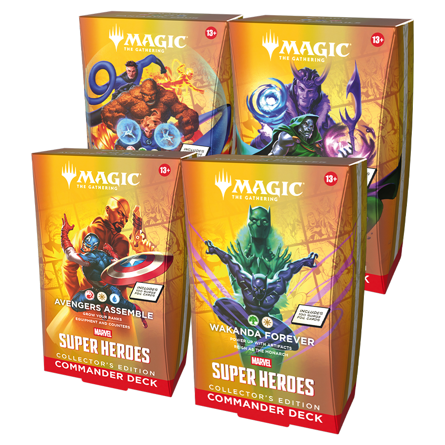 Magic the Gathering | Marvel Super Heroes Collector Commander Decks (Preorder)