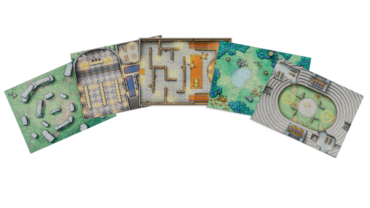 D&D Arcana Unleashed Map Pack