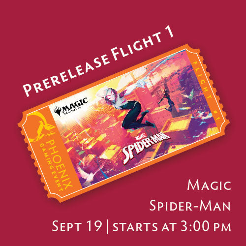 Magic Spider-Man Prerelease Flight 1 Ticket