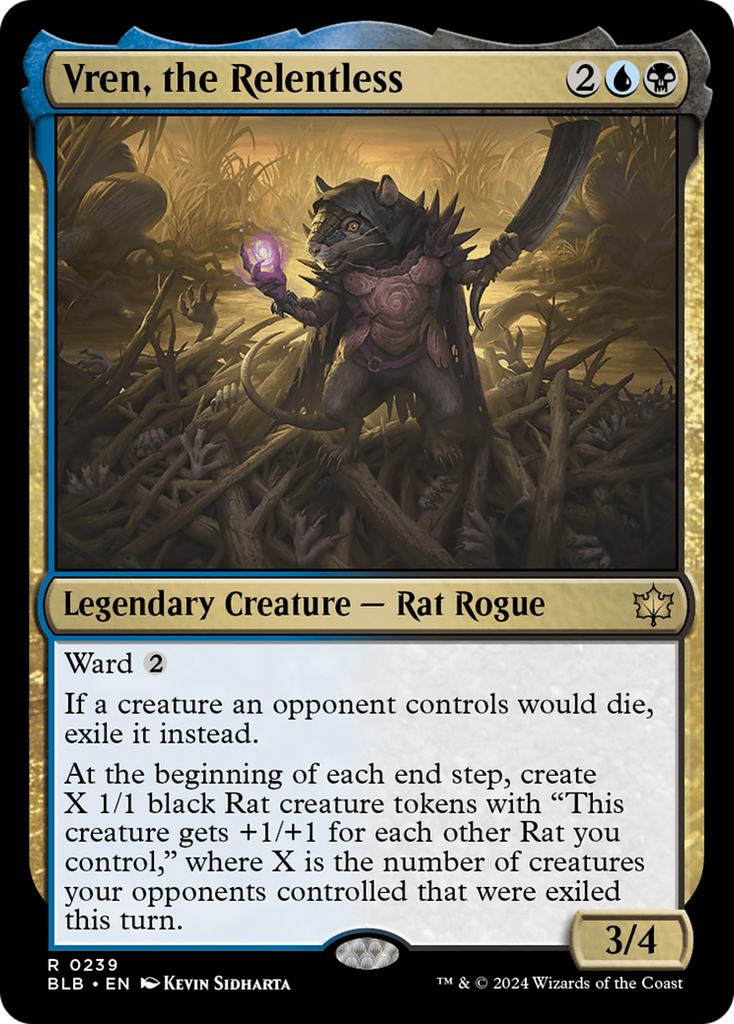 mtg relentless cards Vren, the Relentless [Bloomburrow]