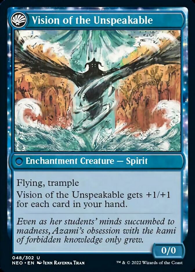 Behold the Unspeakable // Vision of the Unspeakable [Kamigawa: Neon Dy Behold the Unspeakable // Vision of the Unspeakable [Kamigawa: Neon Dy