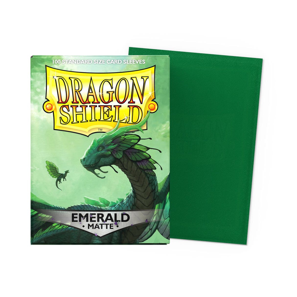 Dragon Shield Matte Emerald Sleeves