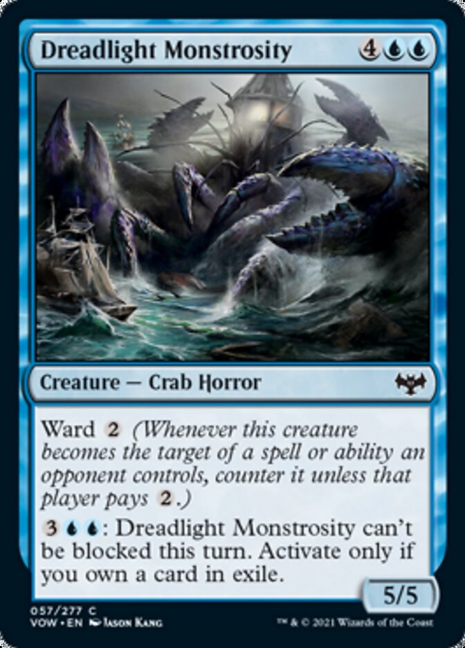 leviathan mtg card Dreadlight Monstrosity [Innistrad: Crimson Vow]