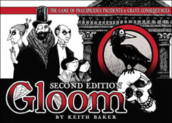 Gloom the card game by Keith Baker