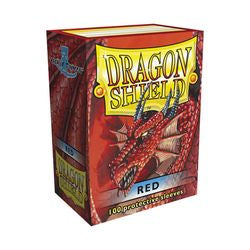 Dragon Shield Classic Red Sleeves