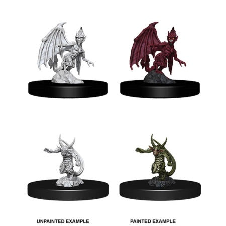 DUNGEONS AND DRAGONS: NOLZUR'S MARVELOUS UNPAINTED MINIATURES -W9-QUASIT AND IMP