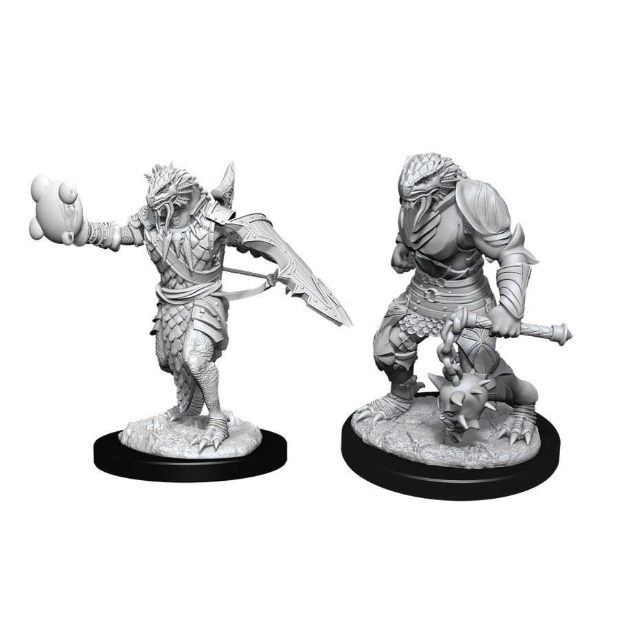 DUNGEONS AND DRAGONS: NOLZUR'S MARVELOUS UNPAINTED MINIATURES -W11-MALE DRAGONBORN PALADIN