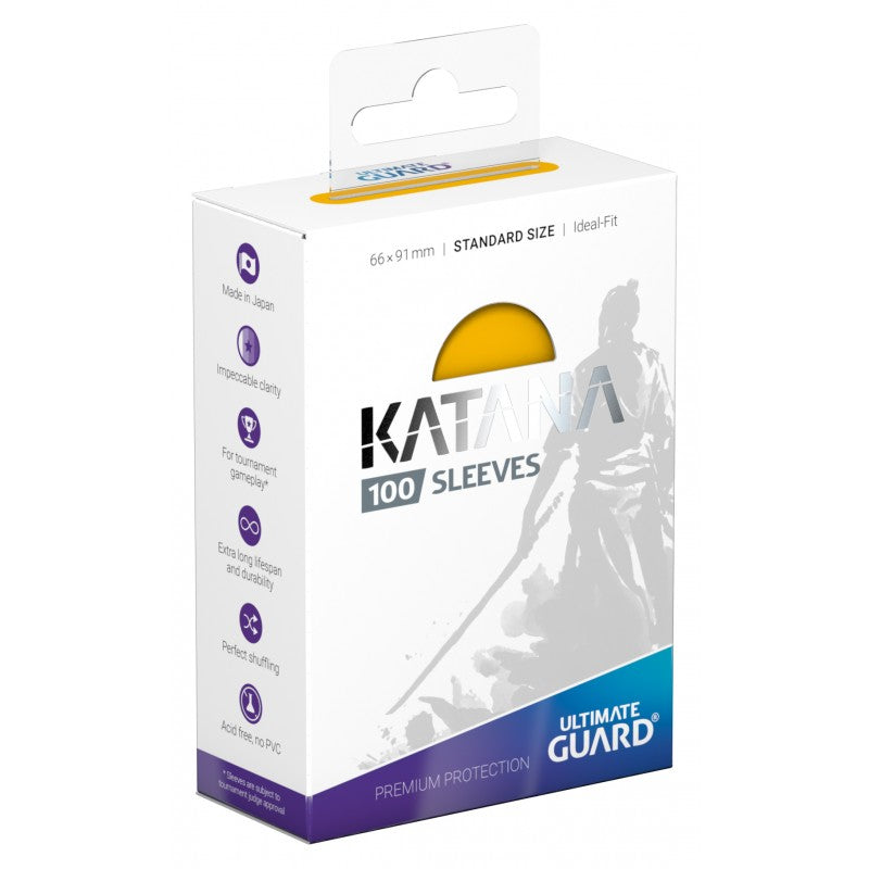 Ultimate Guard Katana Sleeves - Yellow 100 count