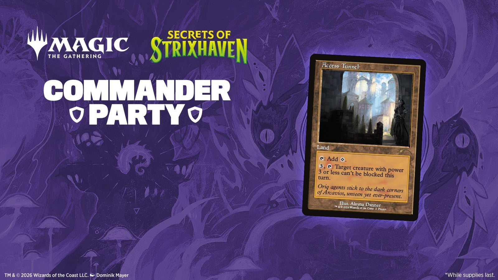 Secrets of Strixhaven Commander Party