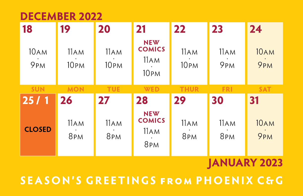 December Holiday Events and Hours