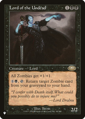 Lord of the Undead [The List]