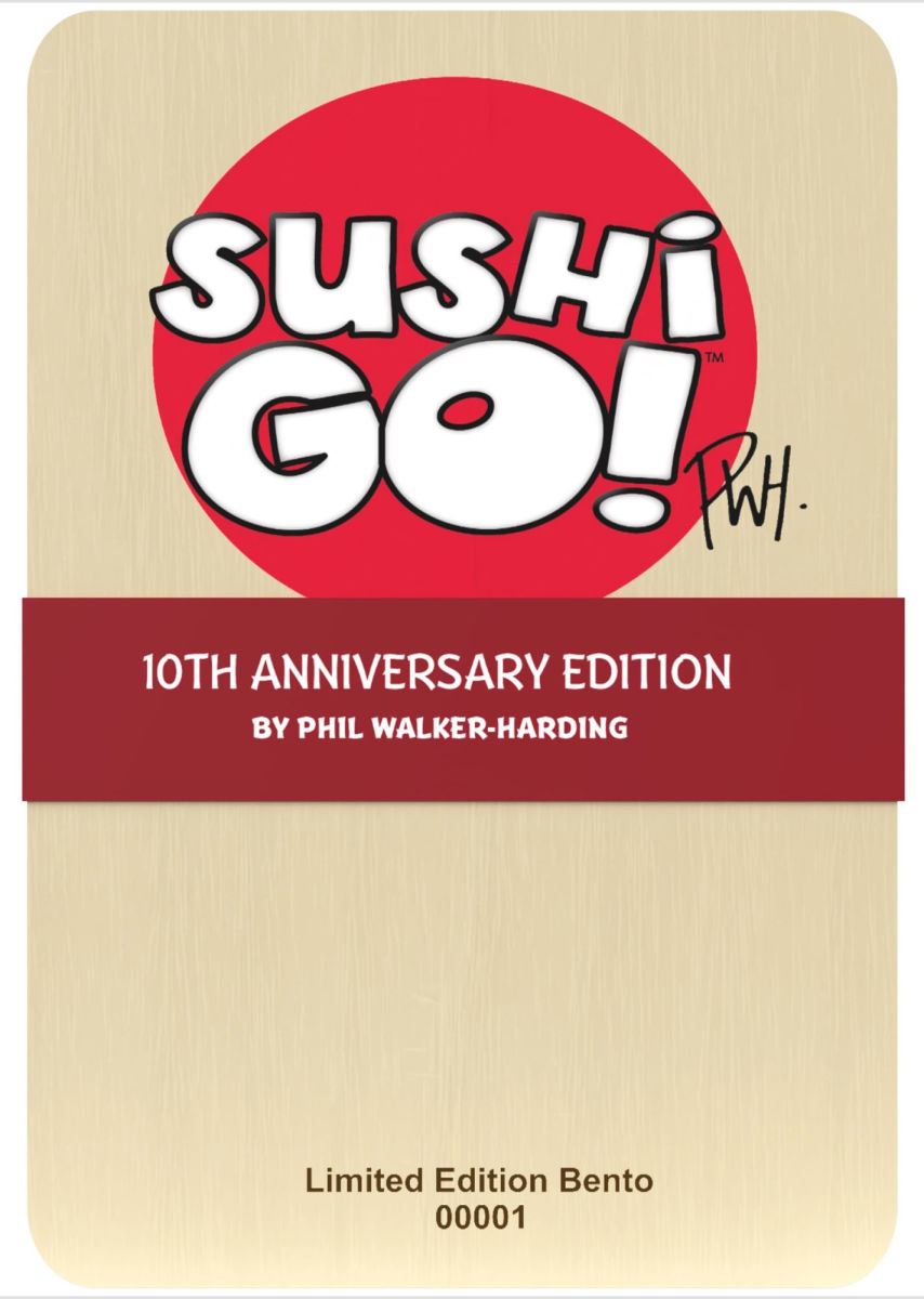 Sushi Go Party 10th Anniversary Bento
