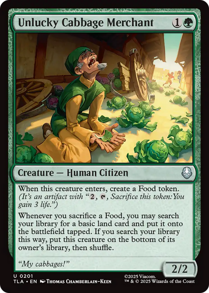 Unlucky Cabbage Merchant [Avatar: The Last Airbender]