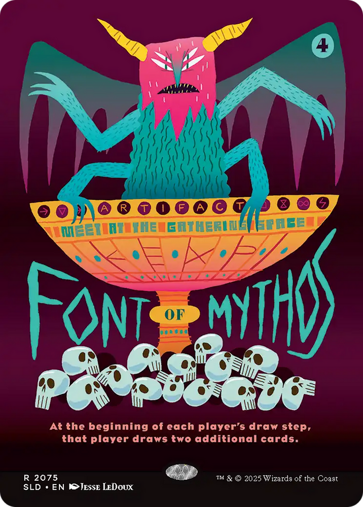 Font of Mythos (Rainbow Foil) [Secret Lair Drop Series]