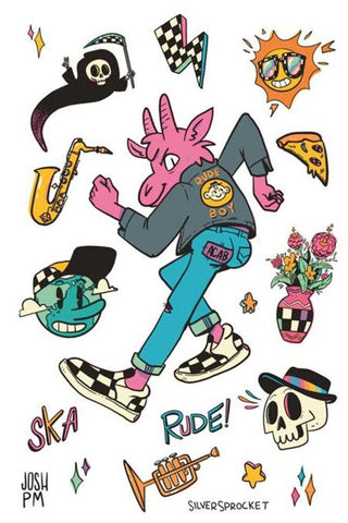 Ska Dreams Sticker Sheet