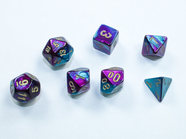 Gemini Mini Poly 7 Purple-Teal/Gold