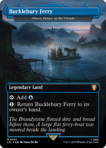 Bucklebury Ferry - Oboro, Palace in the Clouds (Surge Foil Realms and Relics) [The Lord of the Rings: Tales of Middle-Earth Commander]