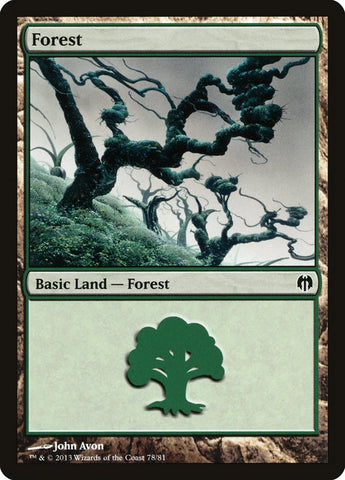 Forest (78) [Duel Decks: Heroes vs. Monsters]