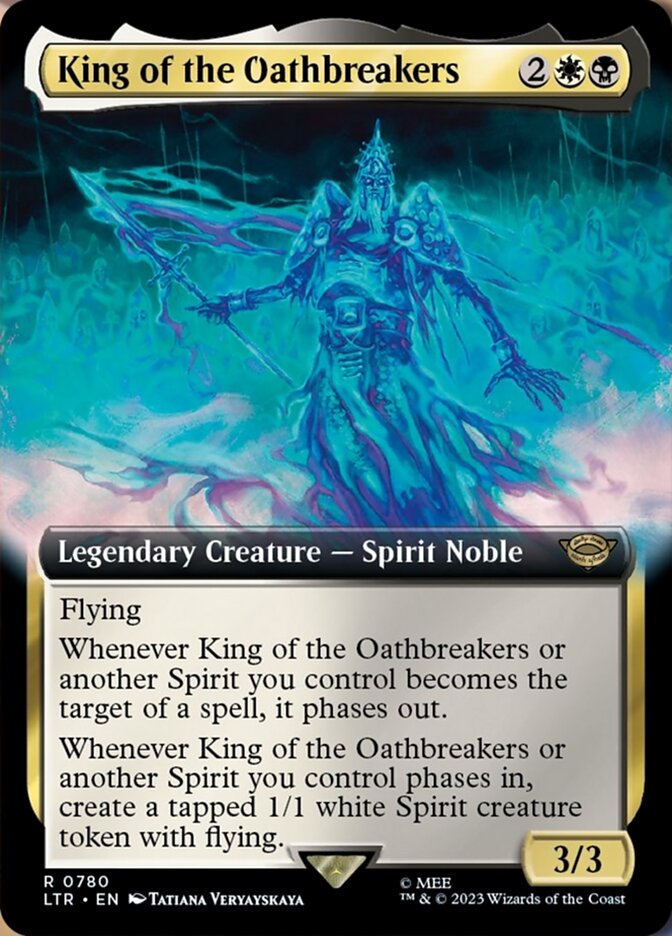 King of the Oathbreakers (Extended Art) (Surge Foil) [The Lord of the